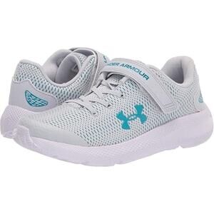 Under Armour Unisex Pre School Pursuit 2 AC Halo Grey/White Size 12K New